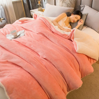 Wool Throw Blanket -Warm Winter