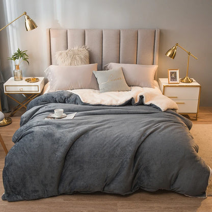 Wool Throw Blanket -Warm Winter