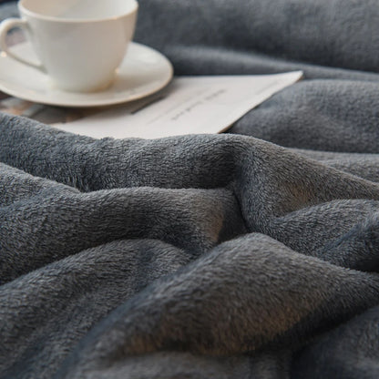 Wool Throw Blanket -Warm Winter