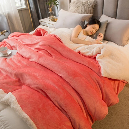 Wool Throw Blanket -Warm Winter