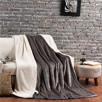 Wool Throw Blanket -Warm Winter