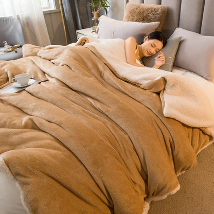 Wool Throw Blanket -Warm Winter